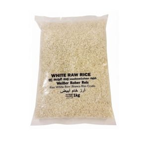 1.WHITE RICE(1kg)කැකුළු හාල්